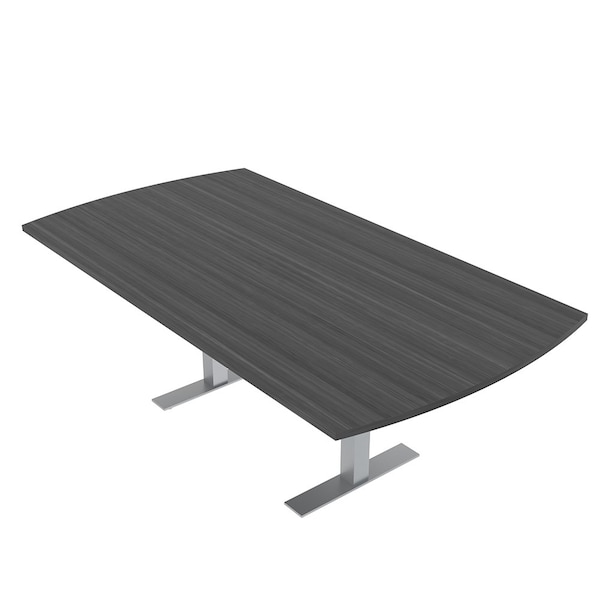 45.25 in W, 84 in L, 29 in H, Engineered Wood Top, Grey